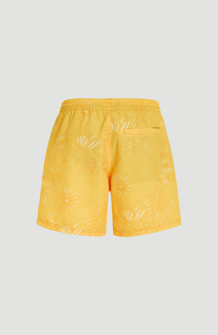 Mix and Match Cali 16'' Badehose | Yellow Tonal Tropicana