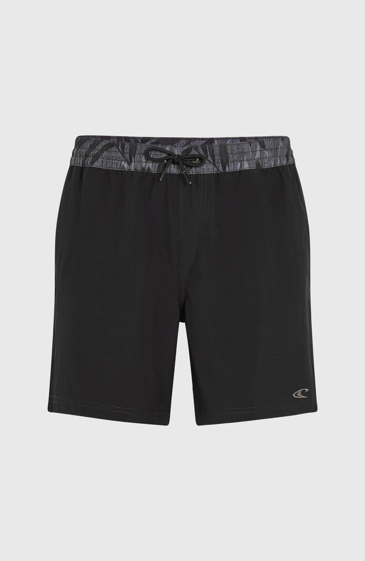 Pocket Print 16'' Badehose | Black Out