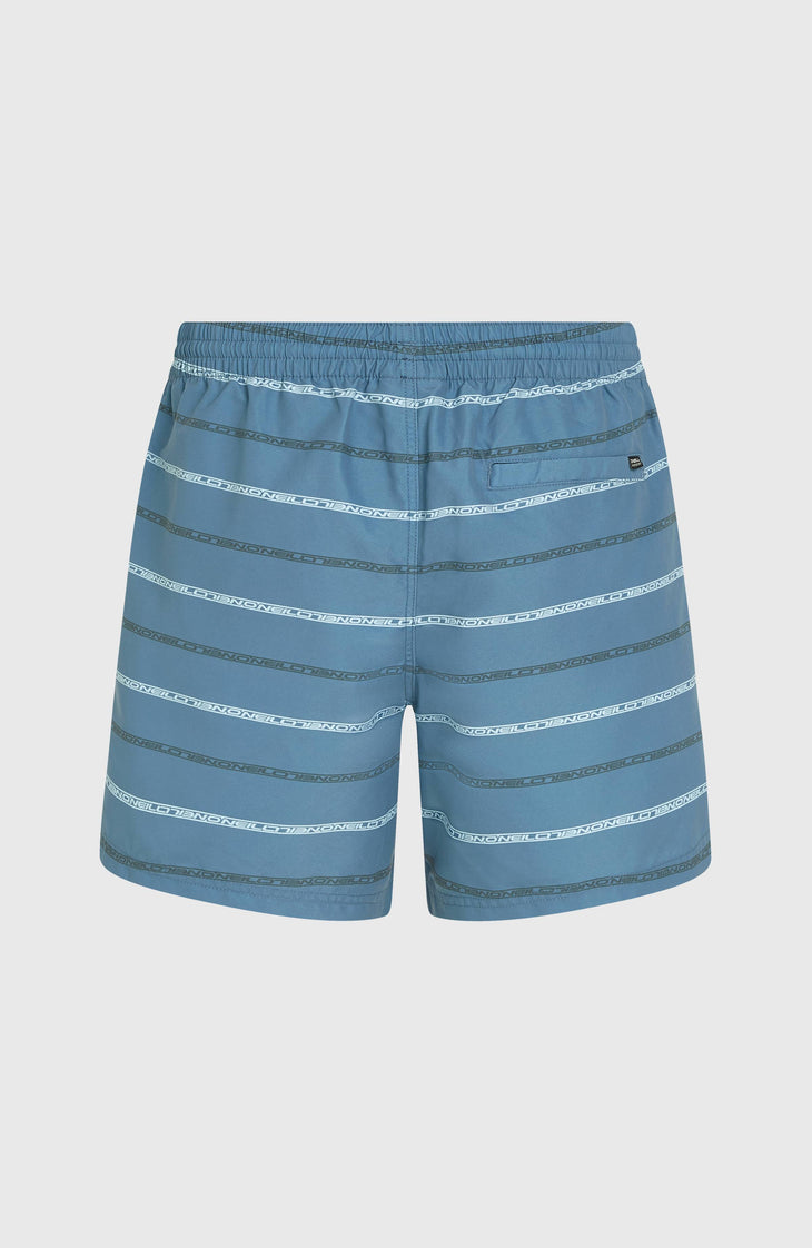 Cali First 15'' Badehose | Blue O'Neill Stripe