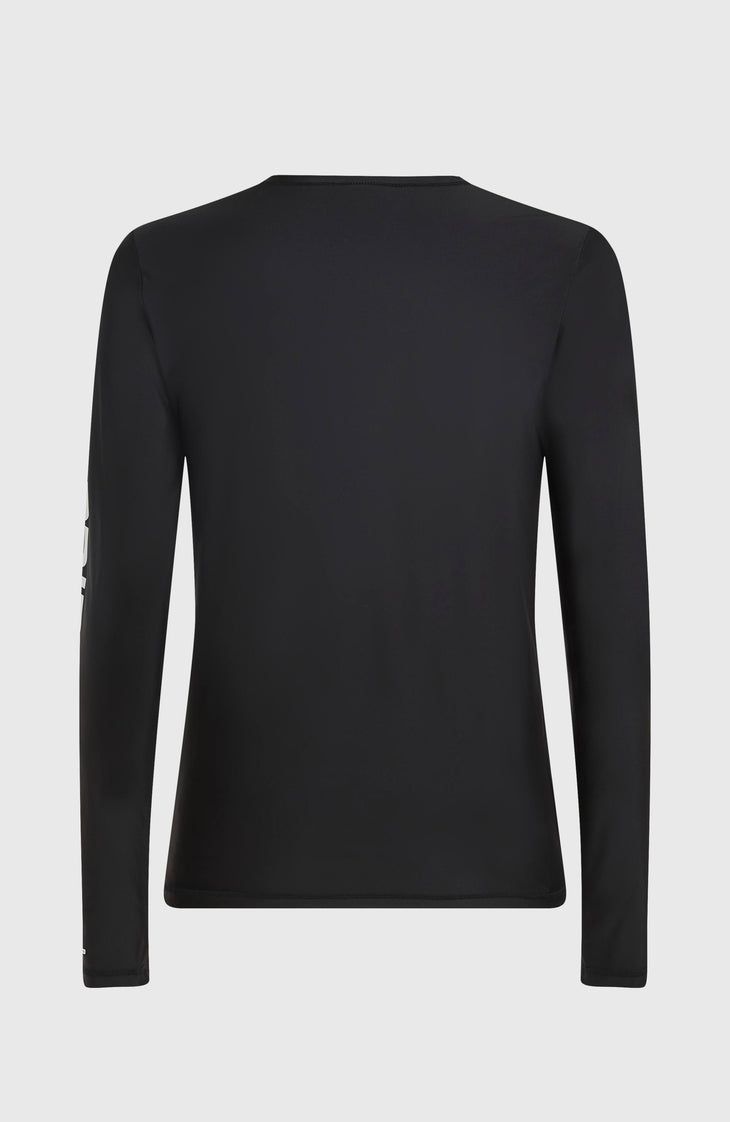 Essentials Longsleeve-Schwimmshirt | Black Out