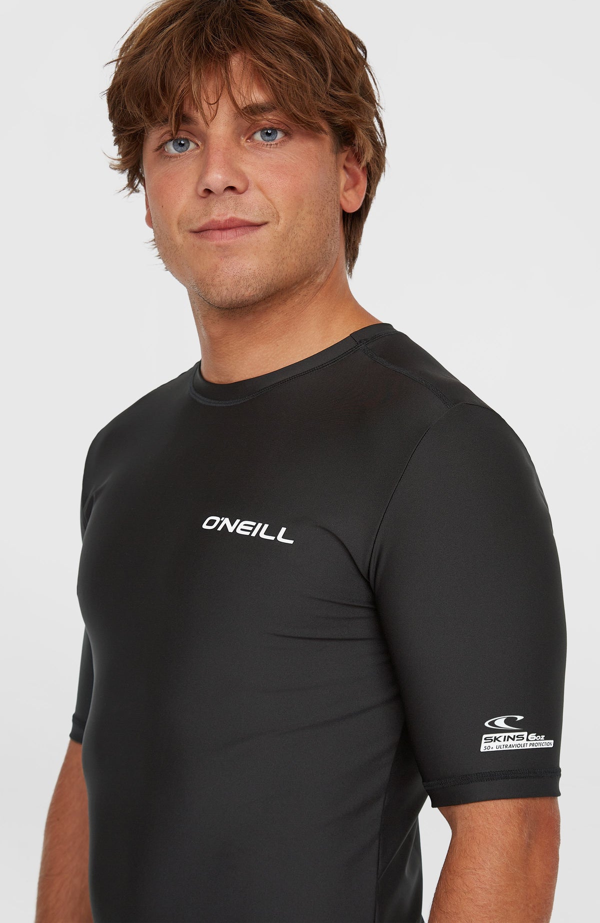 Essentials Shortsleeve-Schwimmshirt | Black Out