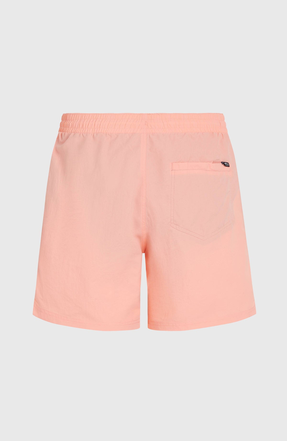 Vert 16'' Badehose für Herren, pink, flach liegend von hinten mit aufgesetzter Gesäßtasche