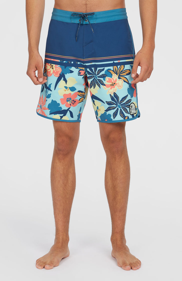 Cruzer Scallop 18'' Boardshorts | Indigo Scallop