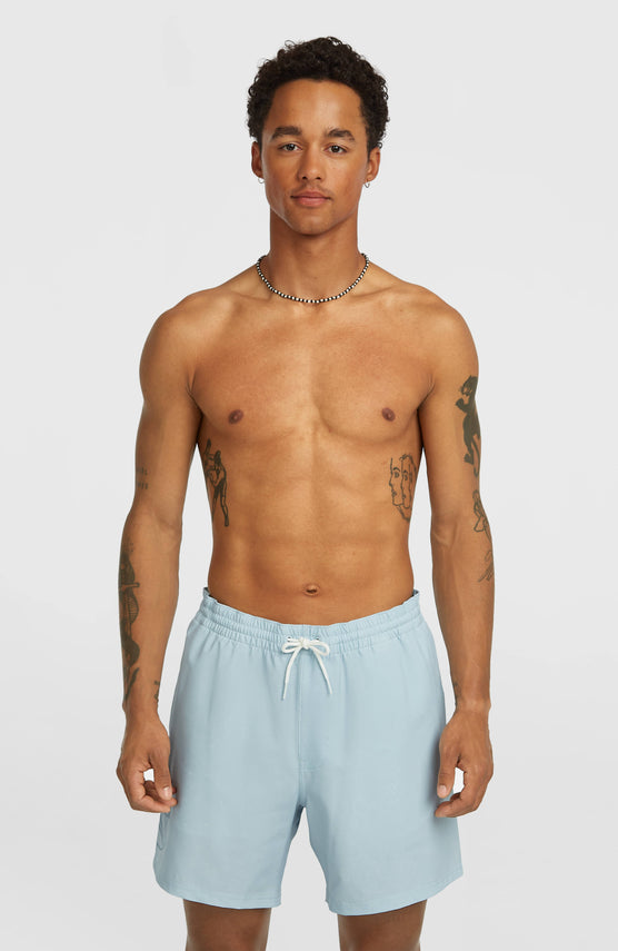 O'Riginals Cali Ocean 16'' Badehose | Light Blue O'iginals Acid Wash