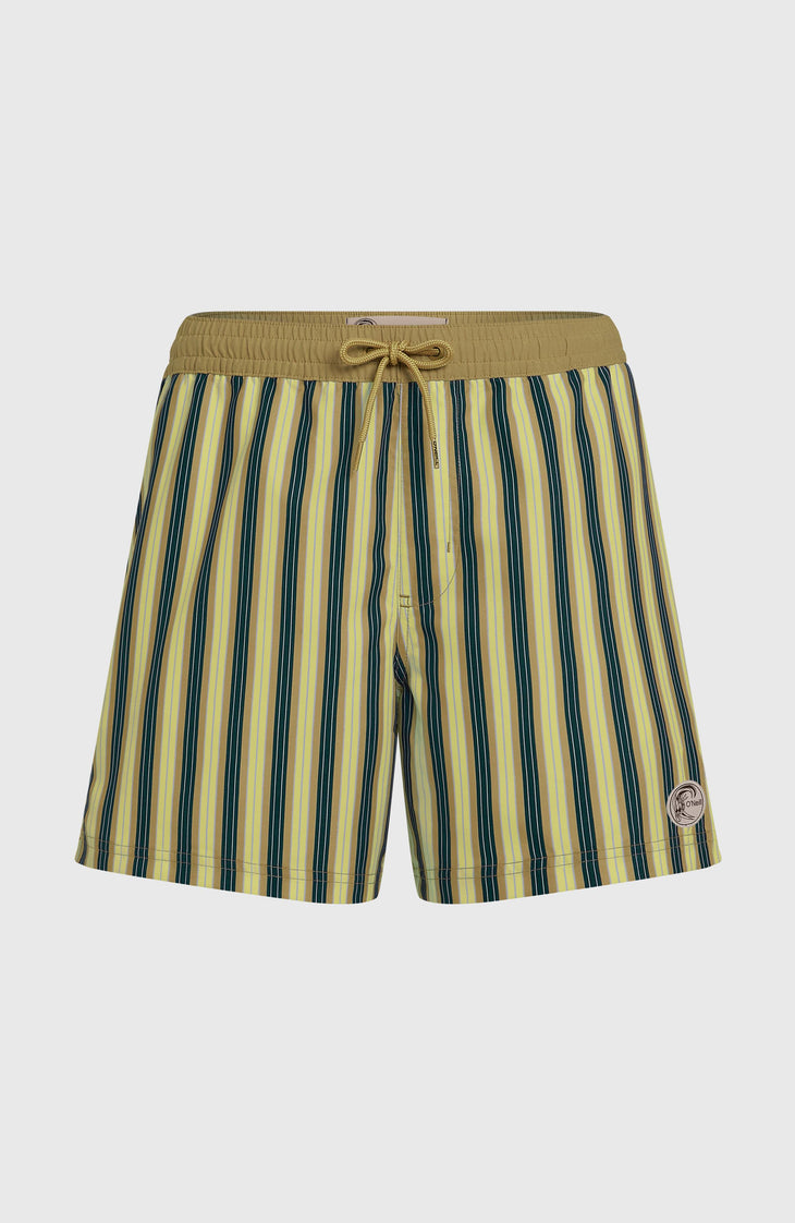 O'Riginals Stripe 15" Badehose | Yellow Originals stripe