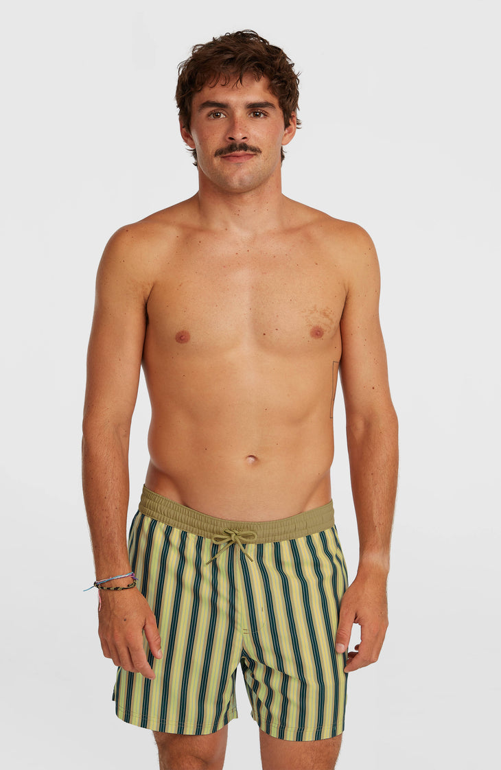 O'Riginals Stripe 15" Badehose | Yellow Originals stripe