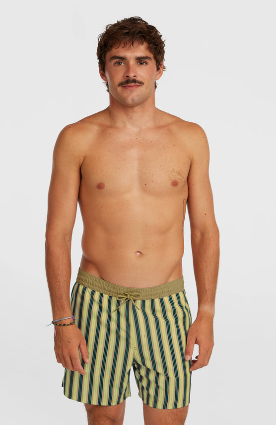 O'Riginals Stripe 15'' Badehose | Yellow Originals stripe