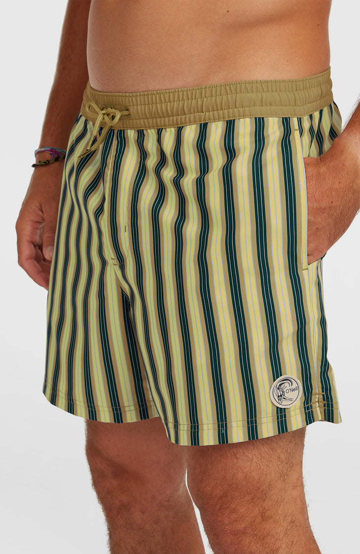 O'Riginals Stripe 15" Badehose | Yellow Originals stripe