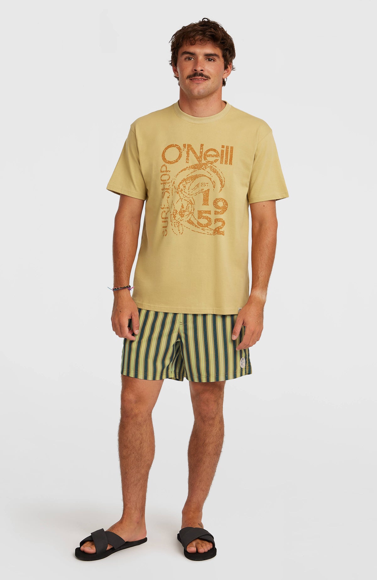 O'Riginals Stripe 15'' Badehose | Yellow Originals stripe
