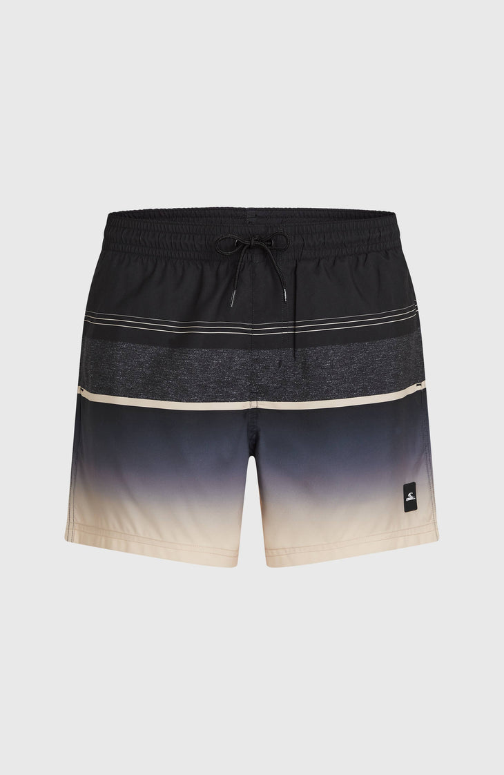 O'Neill Gradient 15" Badehose | Black Out Gradient Stripe