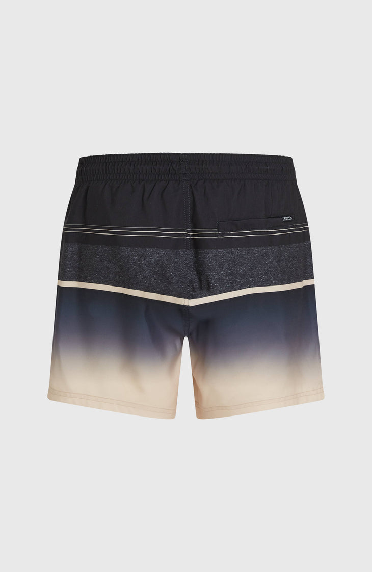 O'Neill Gradient 15" Badehose | Black Out Gradient Stripe