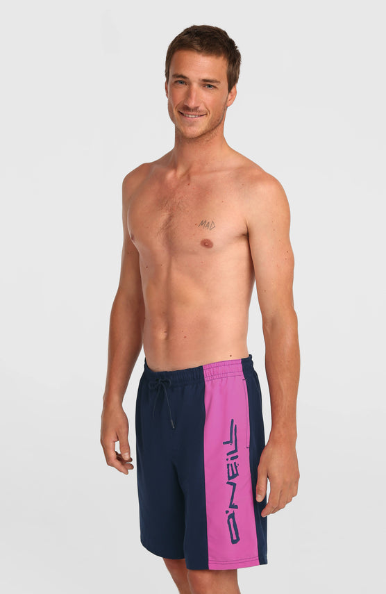 O'Neill Retro 19" Badehose | English Evening Colour Block