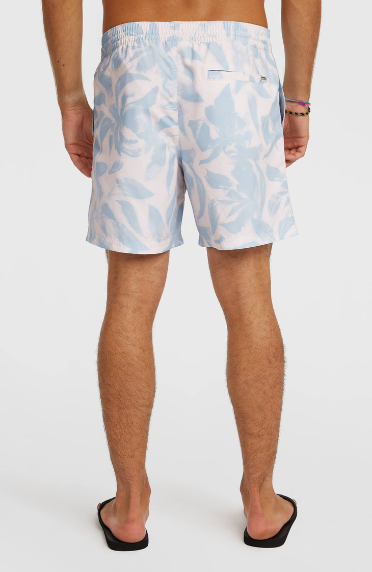 O'Neill Print 16'' Badehose | White Spray Flower