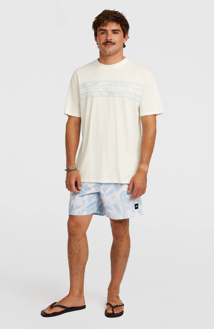 O'Neill Print 16'' Badehose | White Spray Flower