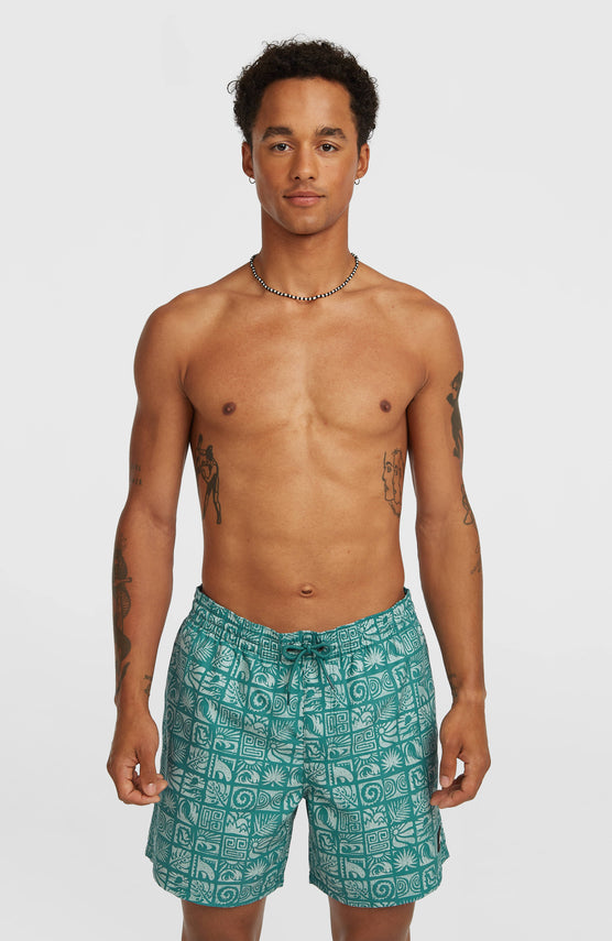 O'Neill Print 16'' Badehose | Blue Bricks