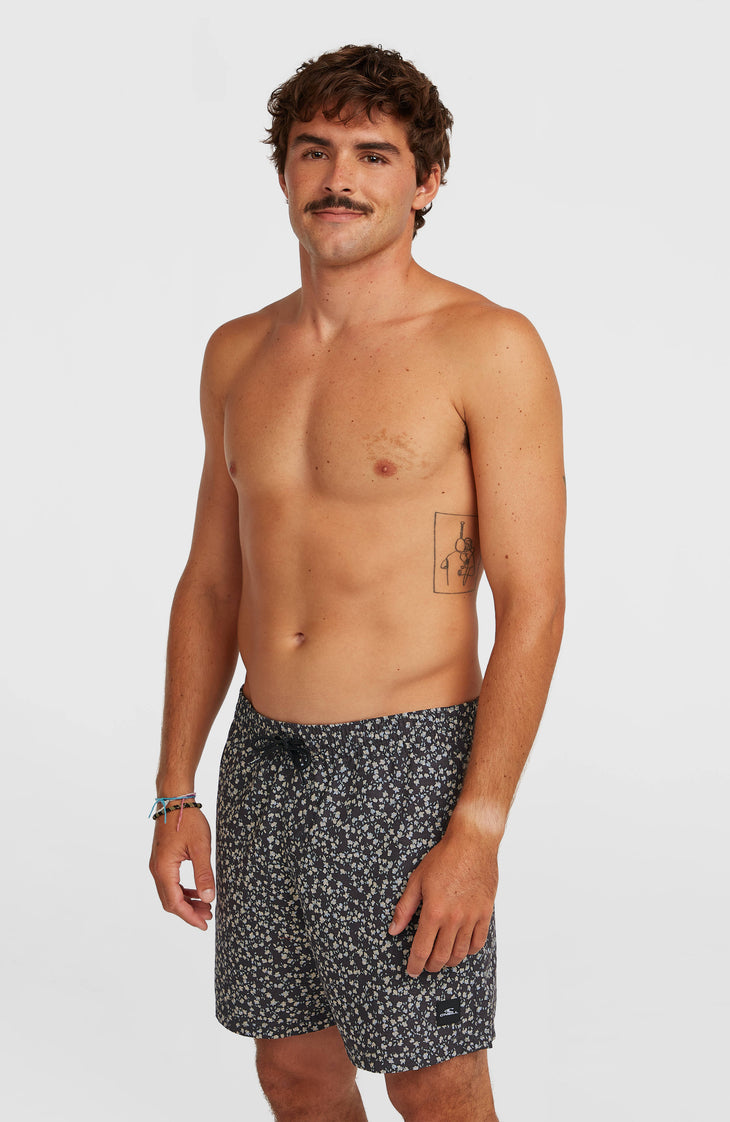 O'Neill Print 16'' Badehose | Black Dot Flower