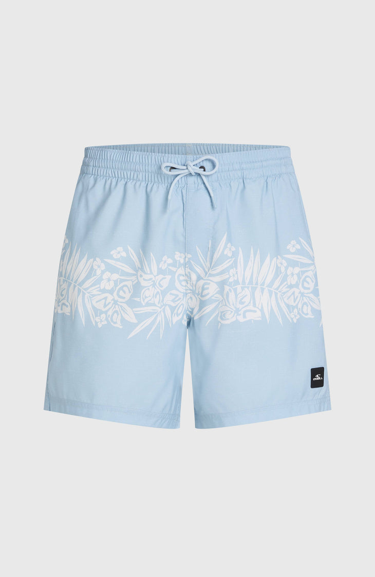 O'Neill Uni Flower 16'' Badehose | Light Blue Tropical Stripe