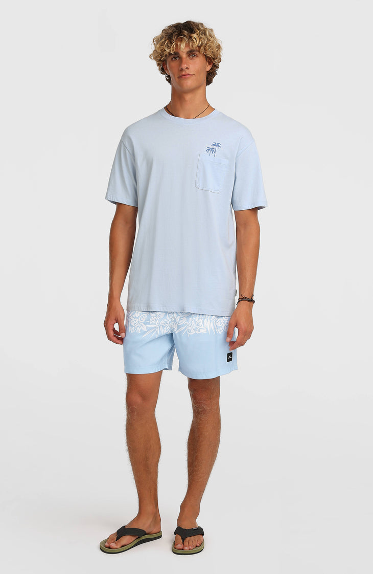 O'Neill Uni Flower 16'' Badehose | Light Blue Tropical Stripe