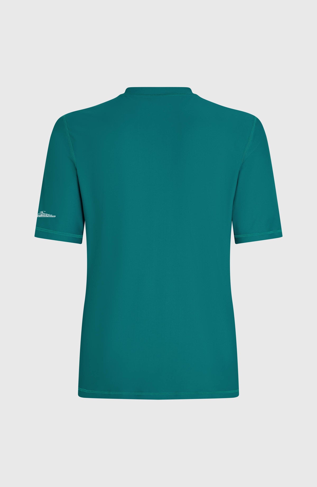 Shortsleeve-UV-Shirt für Herren, grün, freigestellt von hinten