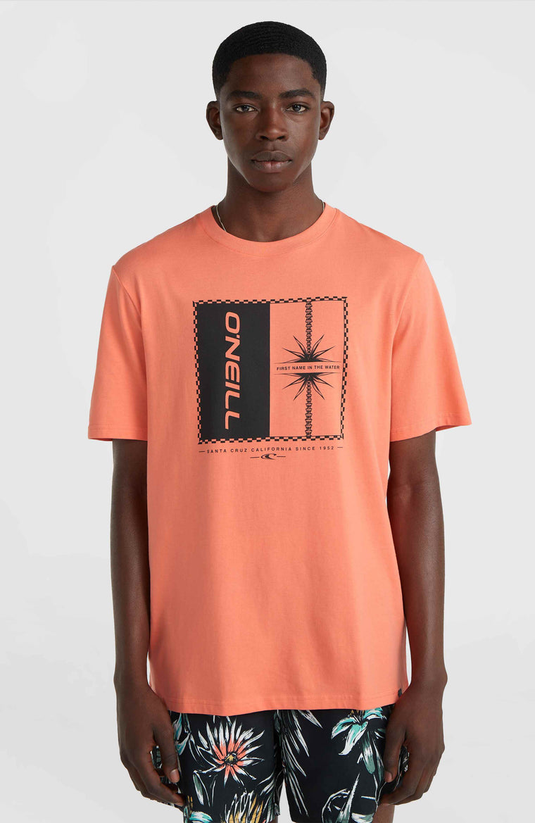 Mix and Match Palm T-Shirt | Living Coral Mix and Match Palm T-Shirt | Living Coral