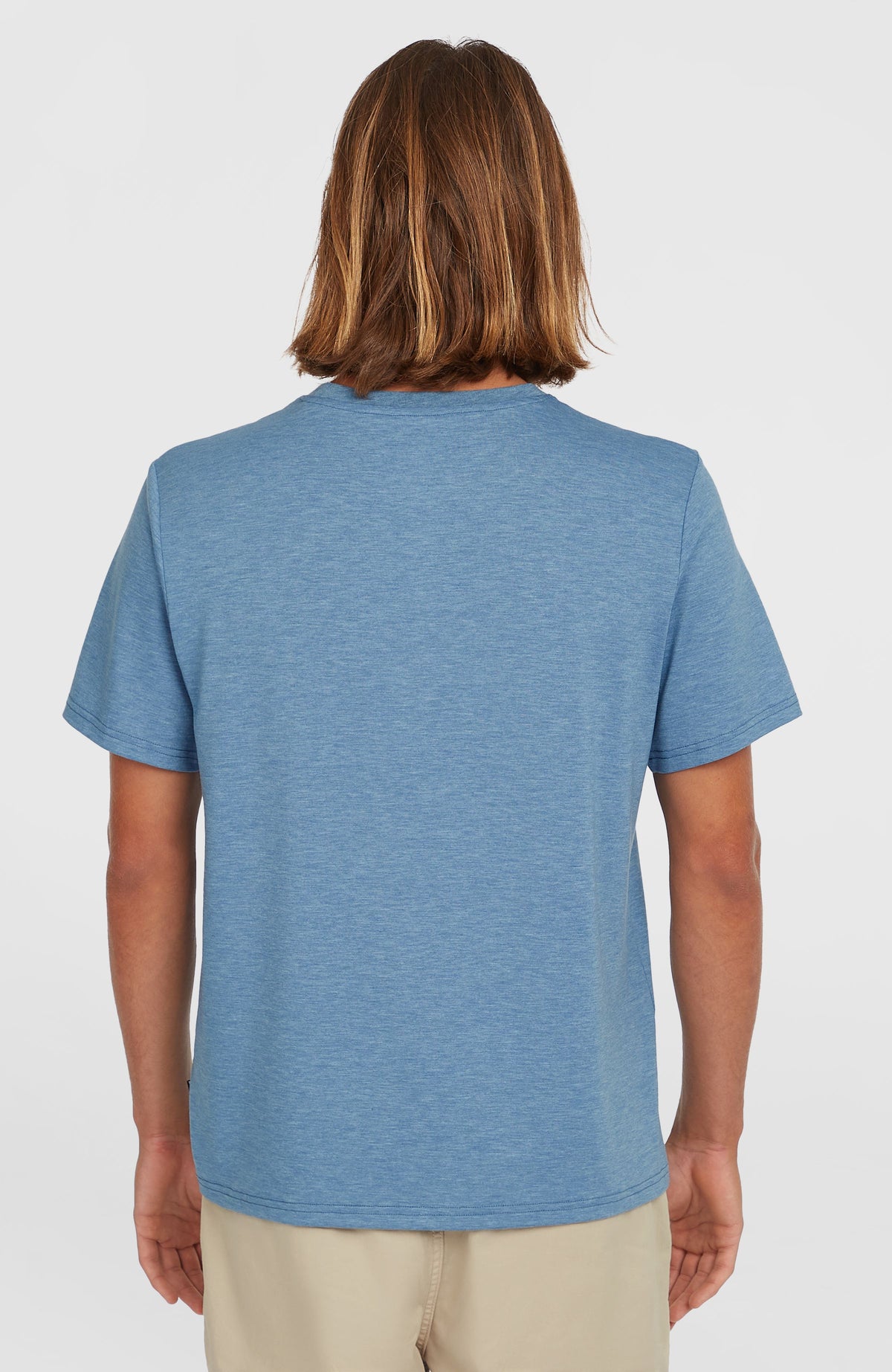 O'Riginals Hybrid T-Shirt für Herren, blau, Rückansicht am Model