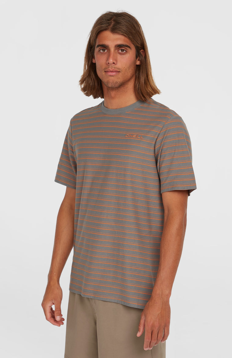 Yarn Stripe T-Shirt | Grey Cali Stripe Yarn Stripe T-Shirt | Grey Cali Stripe