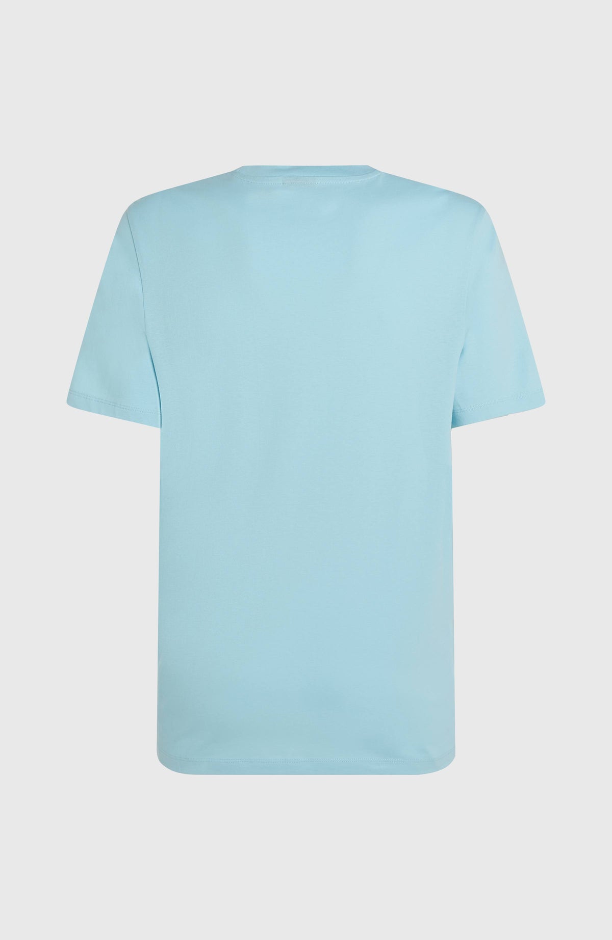 Small Logo T-Shirt für Herren, blau, freigestellt von hinten
