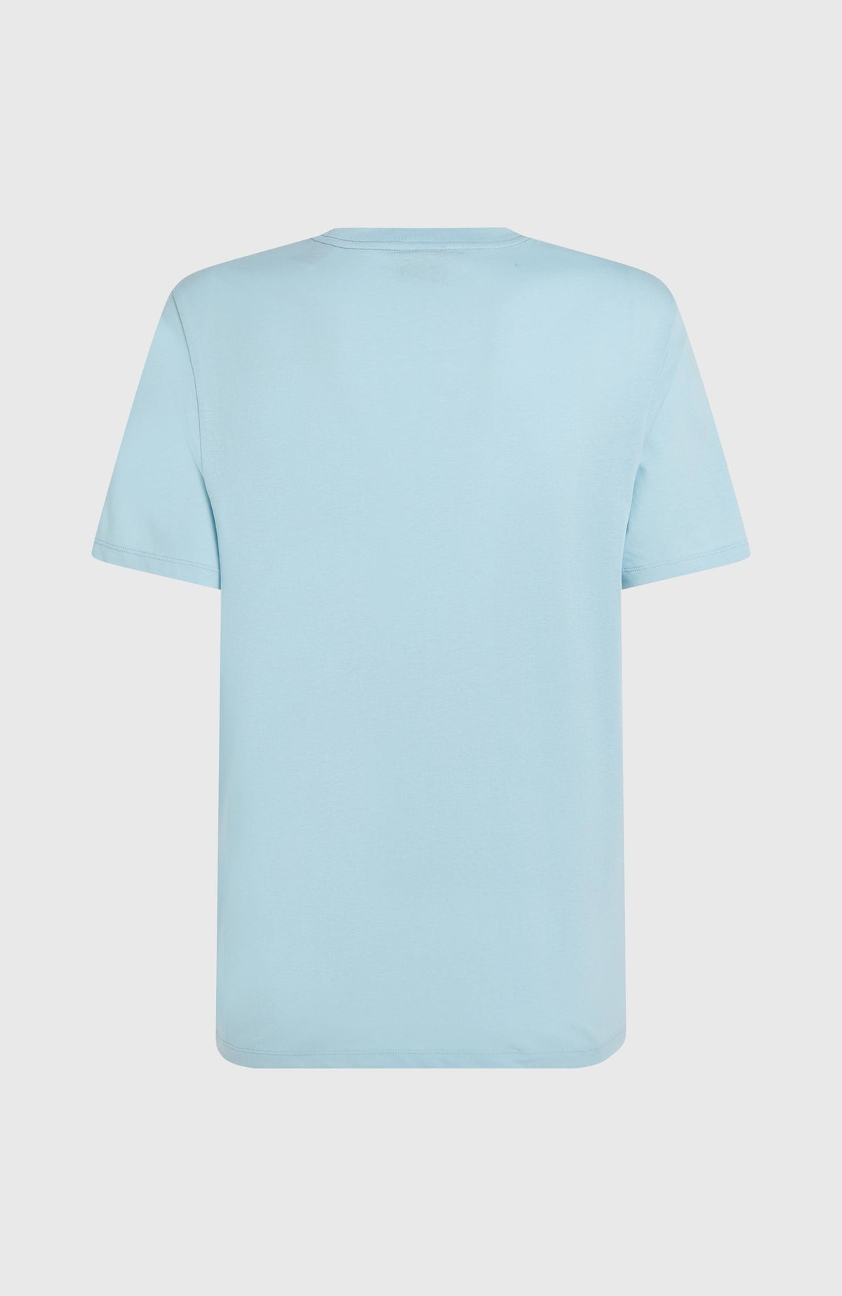 Stripe T-Shirt für Herren, blau, flach liegend von hinten