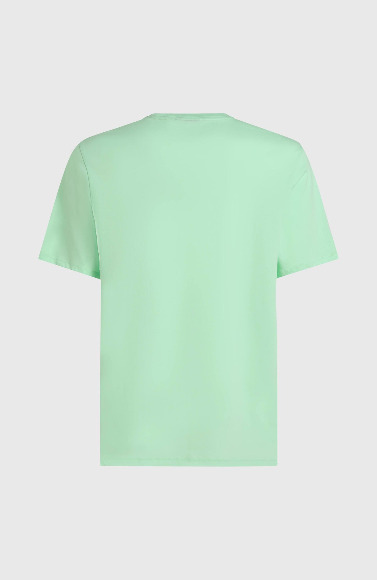 Stripe T-Shirt für Herren, grün, flach liegend von hinten