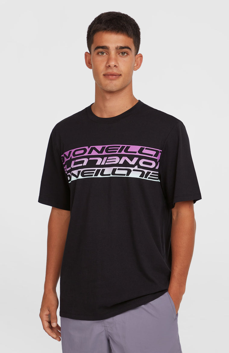 Stripe T-Shirt | Black Out Stripe T-Shirt | Black Out