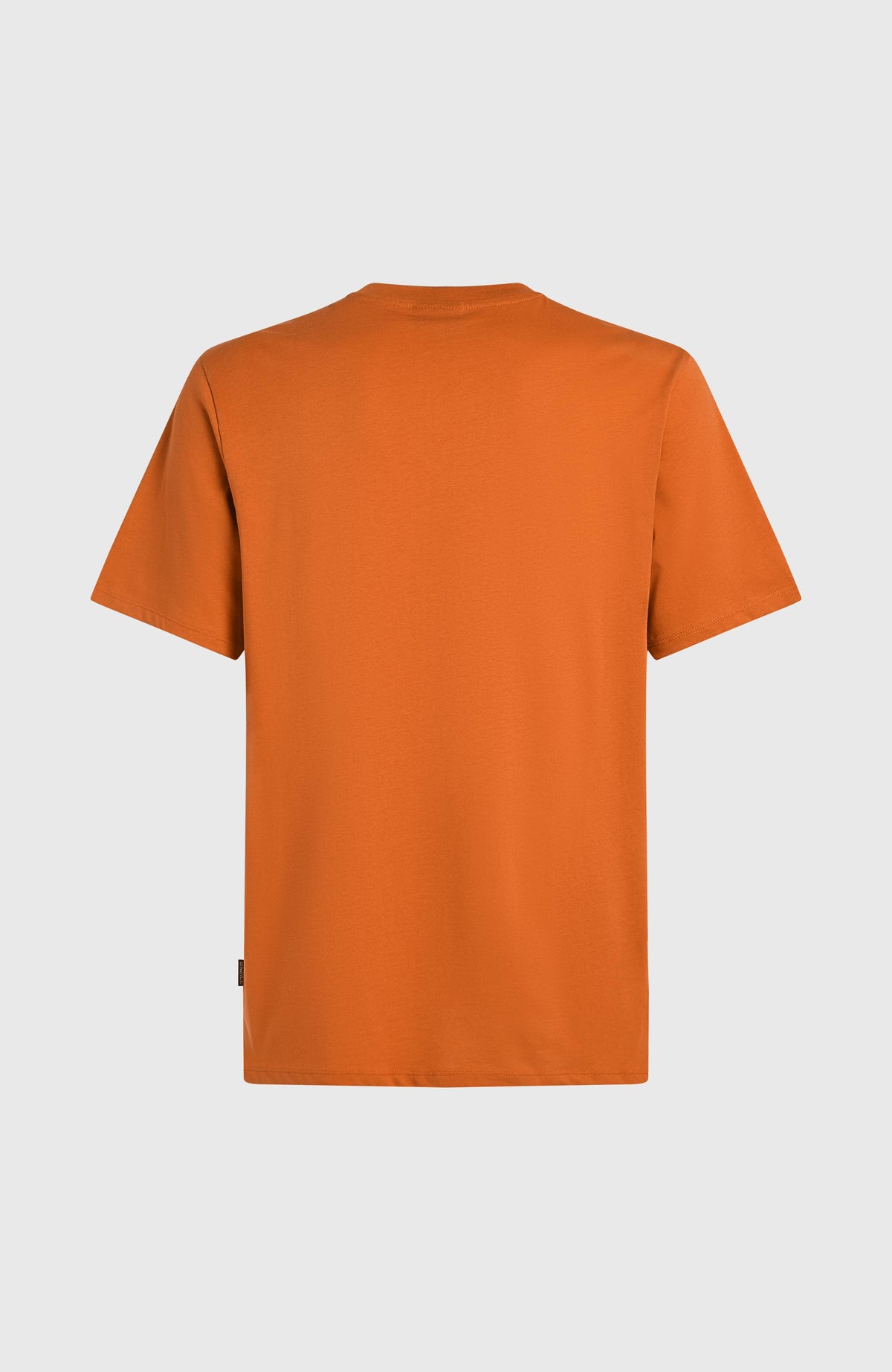 Original Cali Logo T-Shirt für Herren, orange, freigestellt von hinten