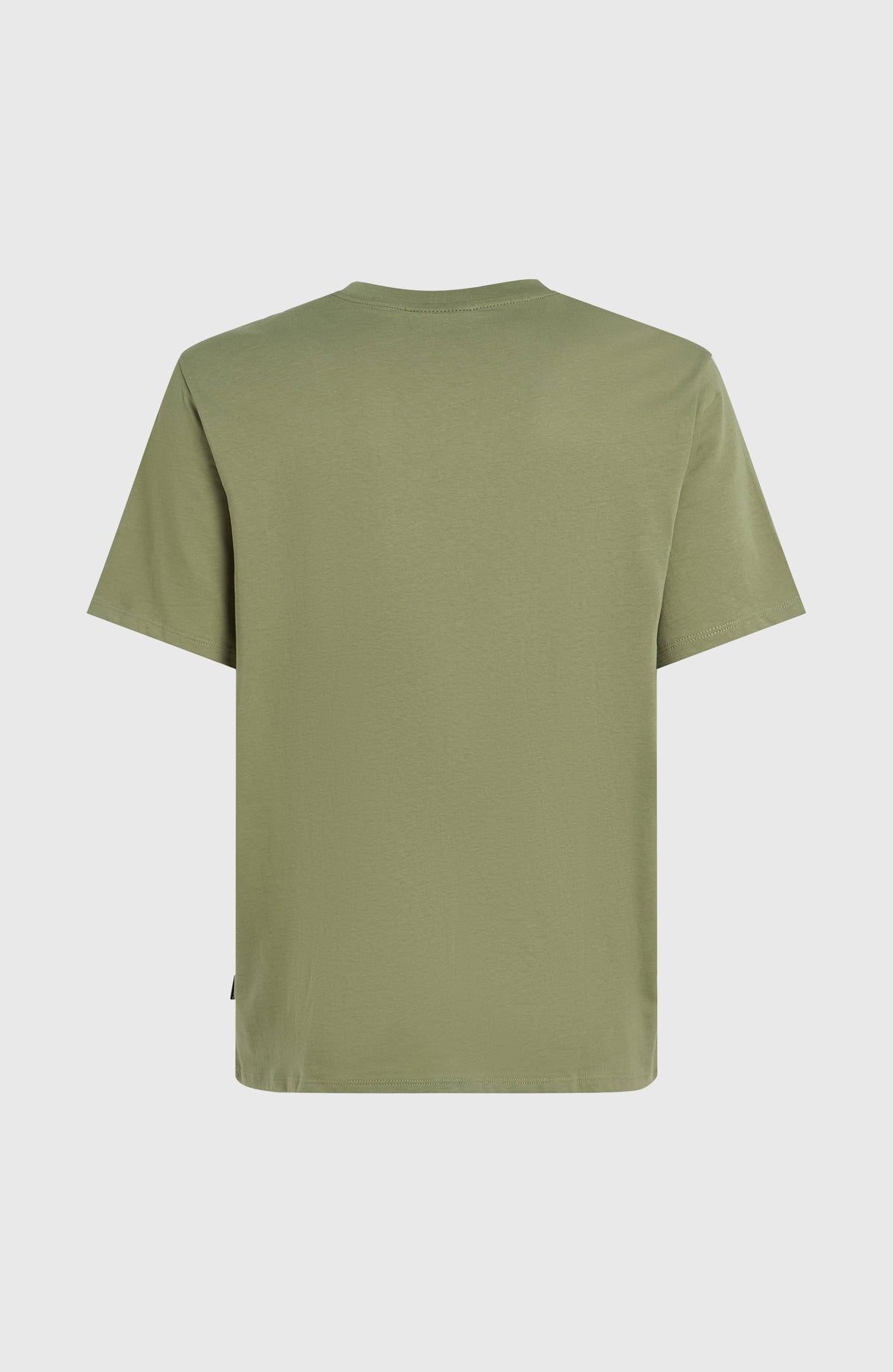 Original Cali Logo T-Shirt für Herren, grün, flach liegend von hinten