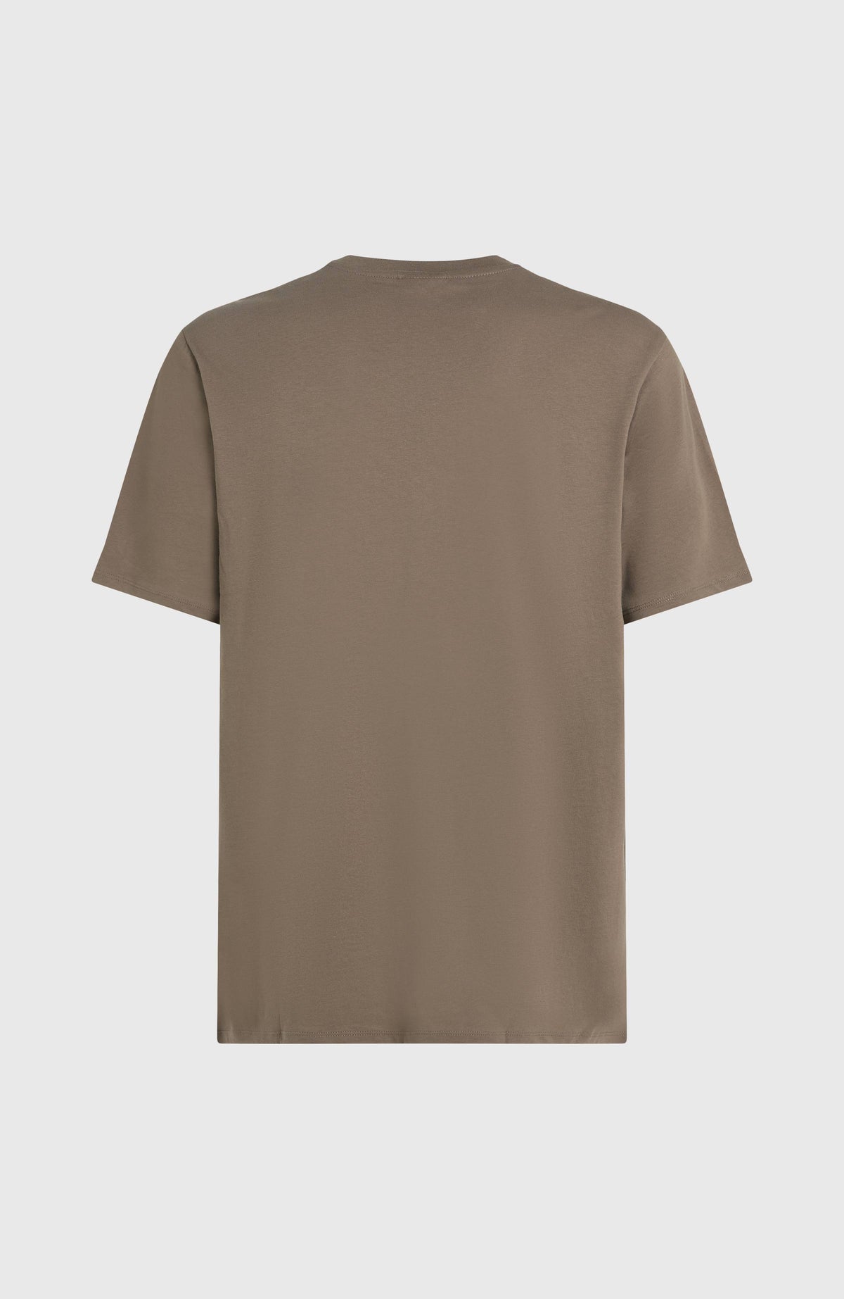 Original Cali Logo T-Shirt für Herren, braun, flach liegend von hinten