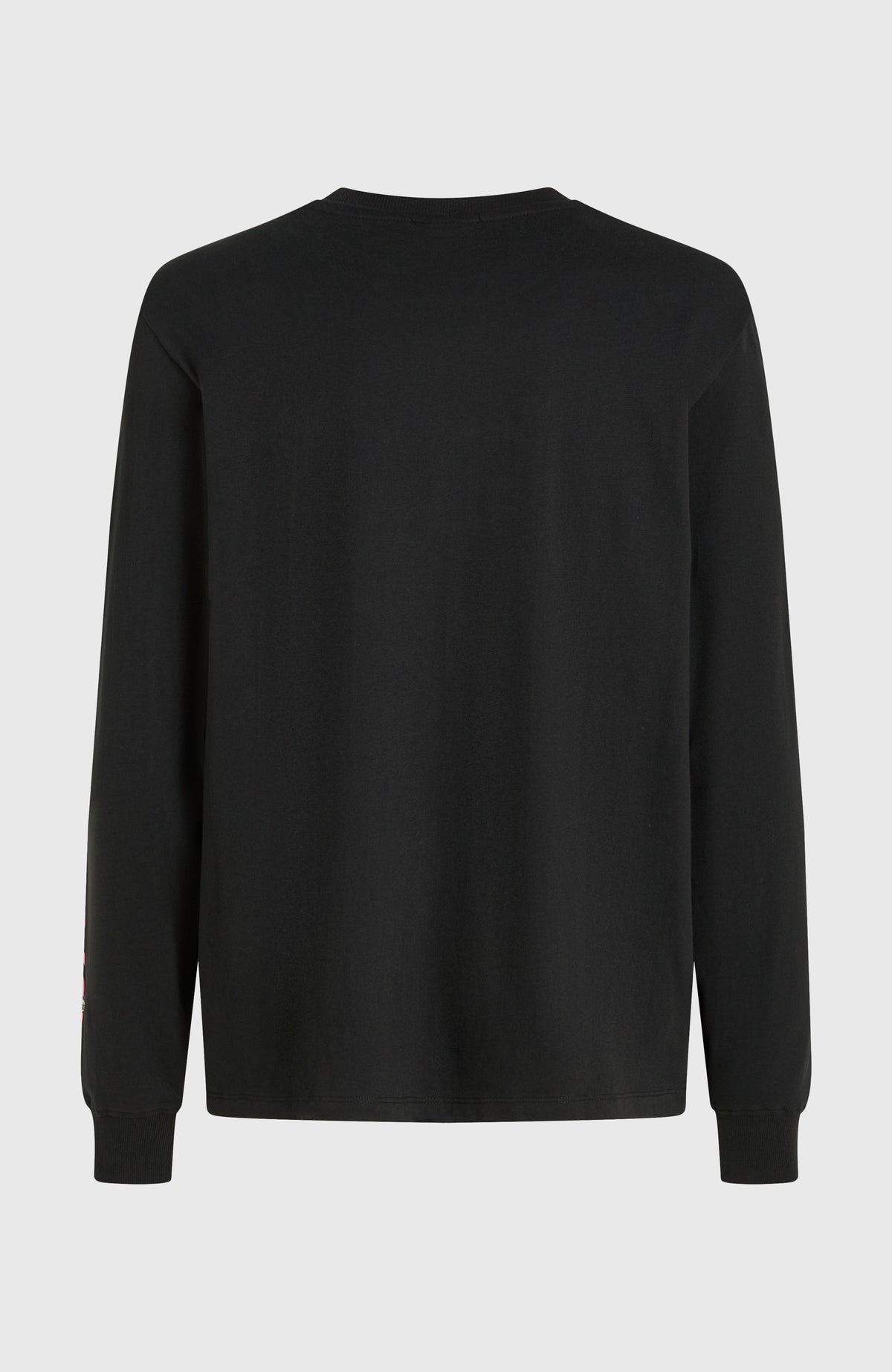 FWC'Play Langarmshirt für Herren, schwarz, freigestellt von hinten