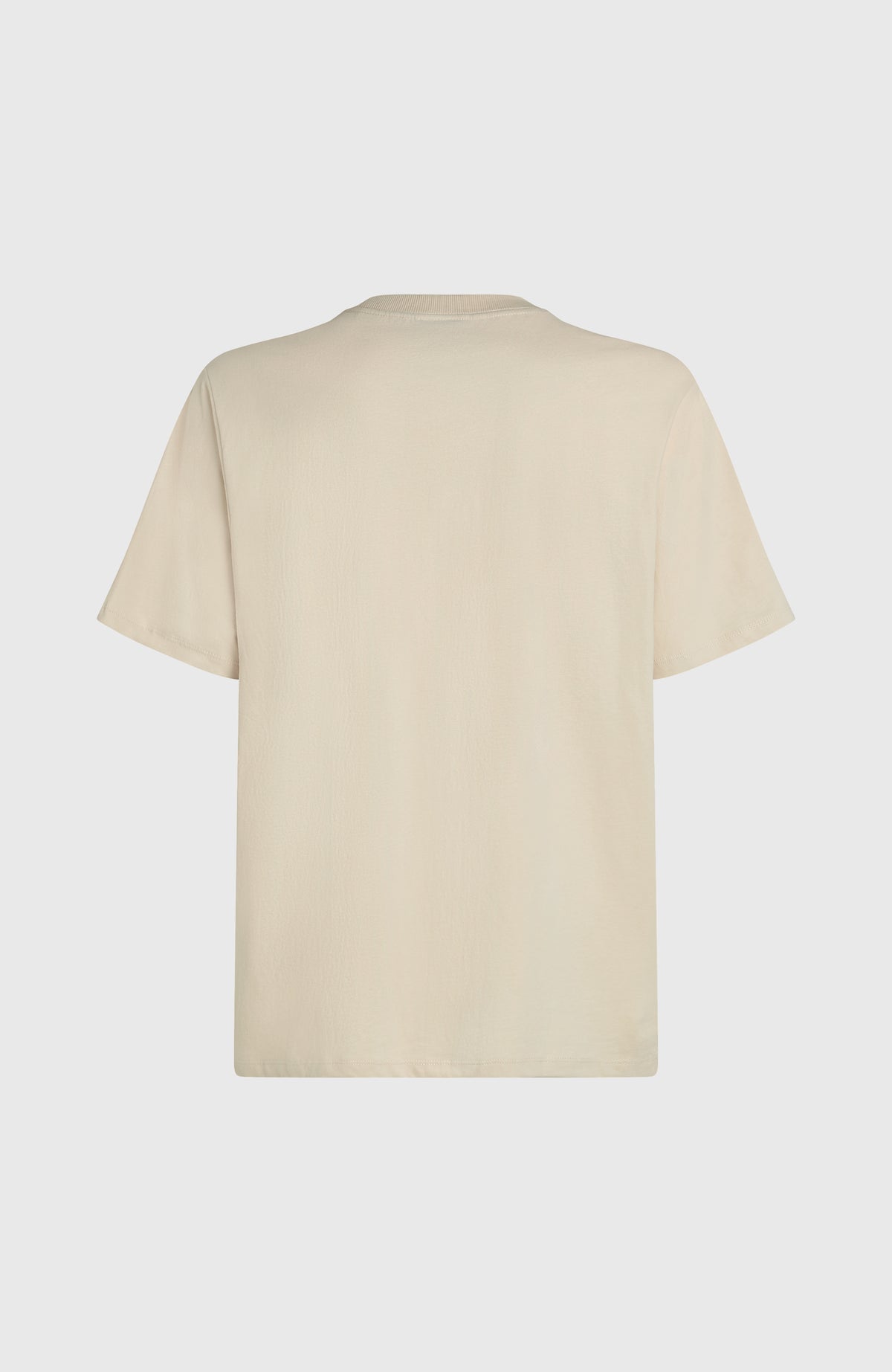 Future Surf Society T-Shirt für Herren, beige, freigestellt von hinten