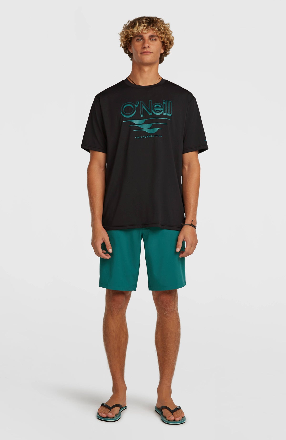 O'Neill Hybrid UPF 50+ Polygiene Graphic T-Shirt | Black Out