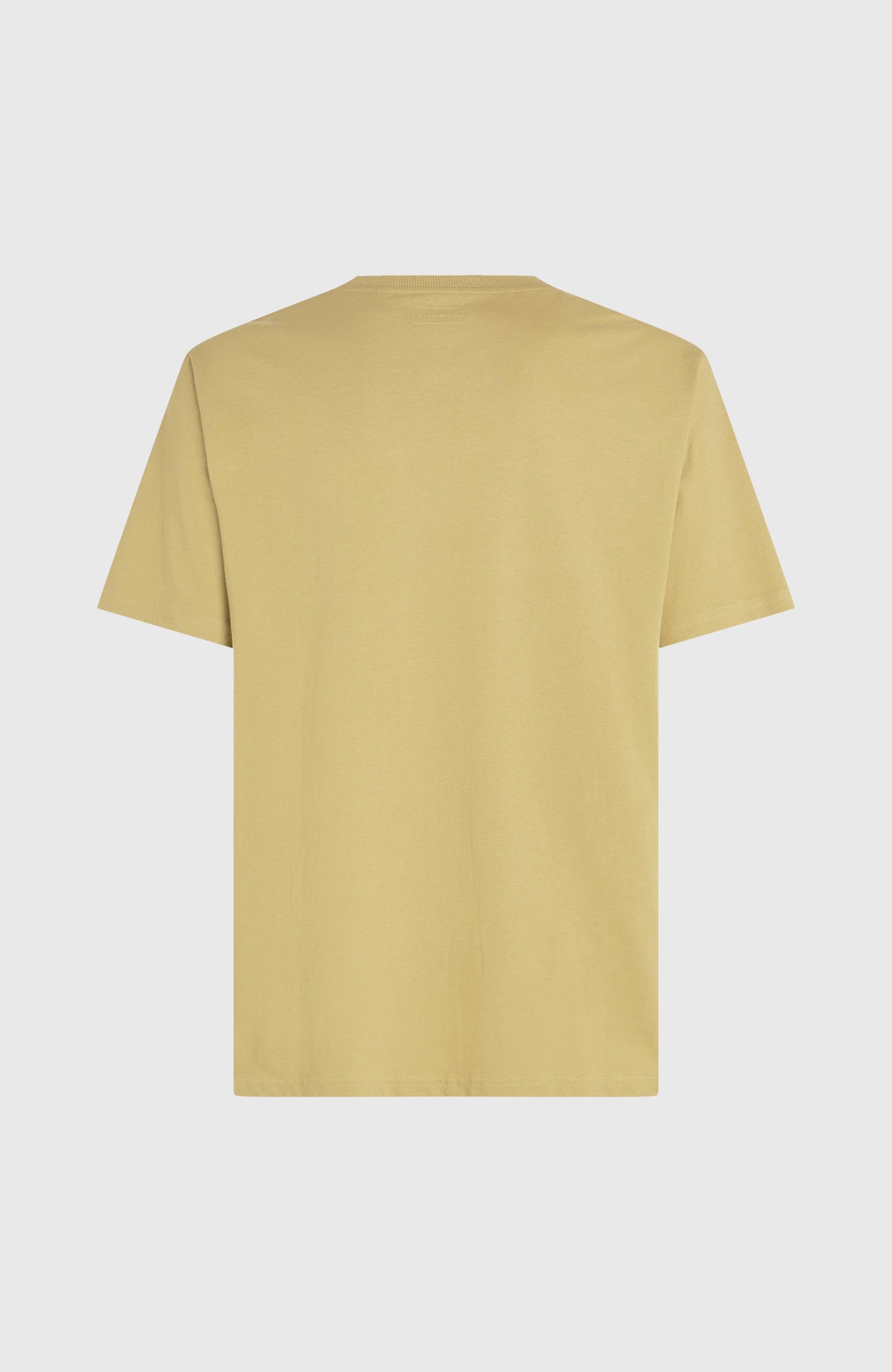 O'Riginals Badge T-Shirt für Herren, beige, flach liegend von hinten