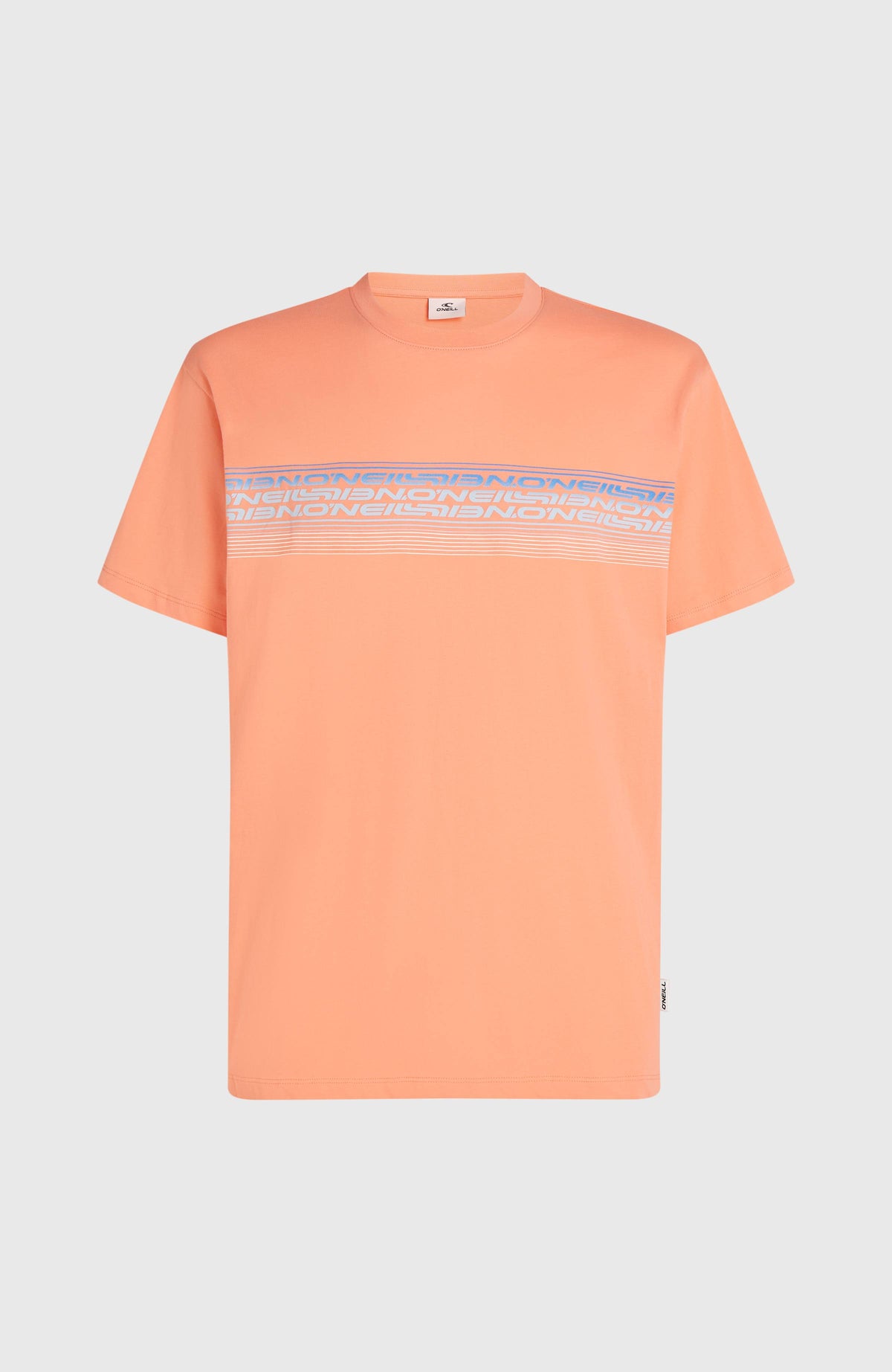 O'Neill Logo Stripe T-Shirt | Funky Peach