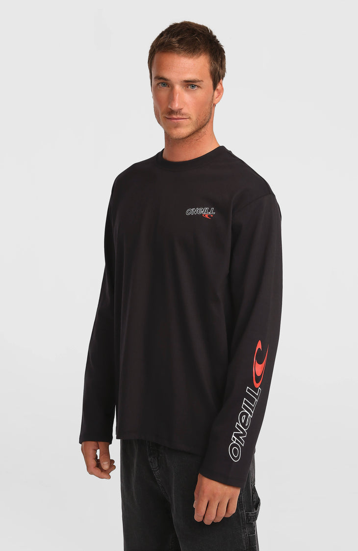 Essentials 90s Logo Langarmshirt | Black Out