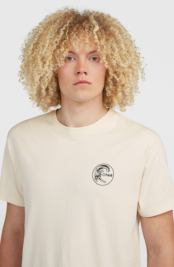 O'Riginals Back-Print T-Shirt | Linen White