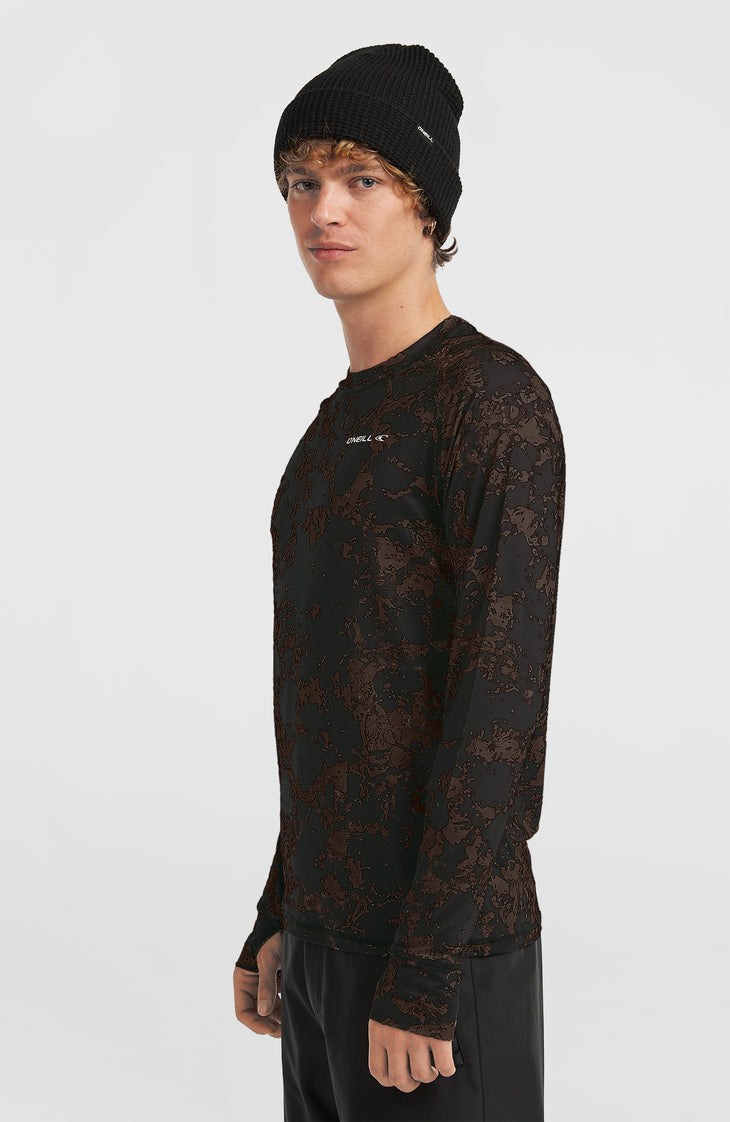Thermoshirt | Black/Beige Quarry