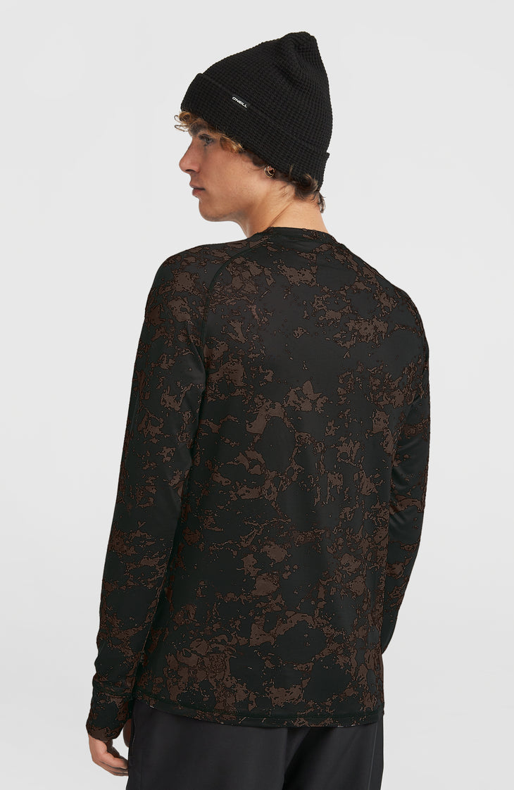 Thermoshirt | Black/Beige Quarry