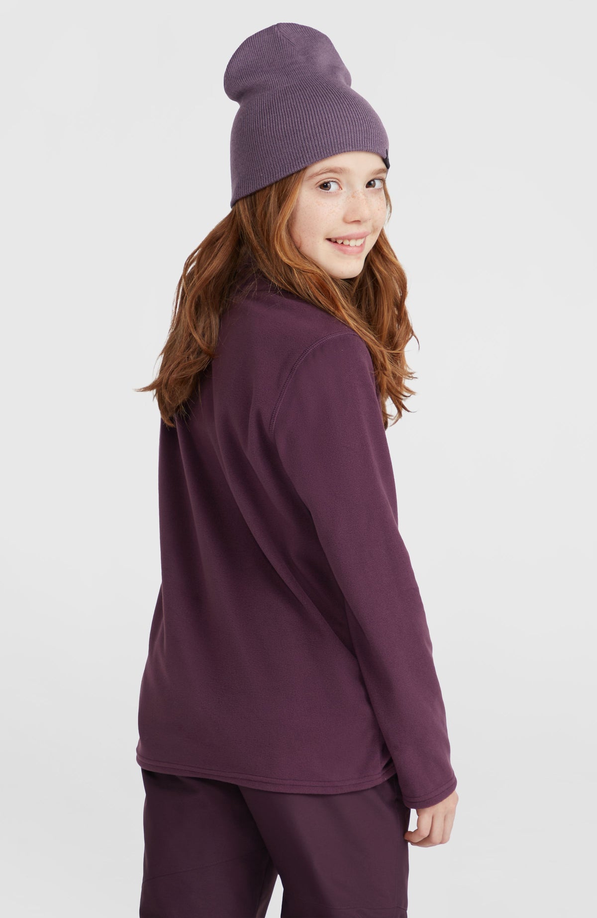 Jack's Polartec® 100 Fleecepullover mit Halbreißverschluss | Aubergine
