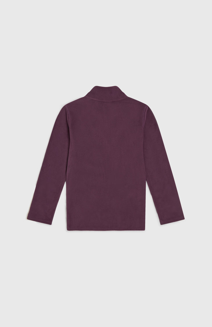 Jack's Polartec® 100 Fleecepullover mit Halbreißverschluss | Aubergine