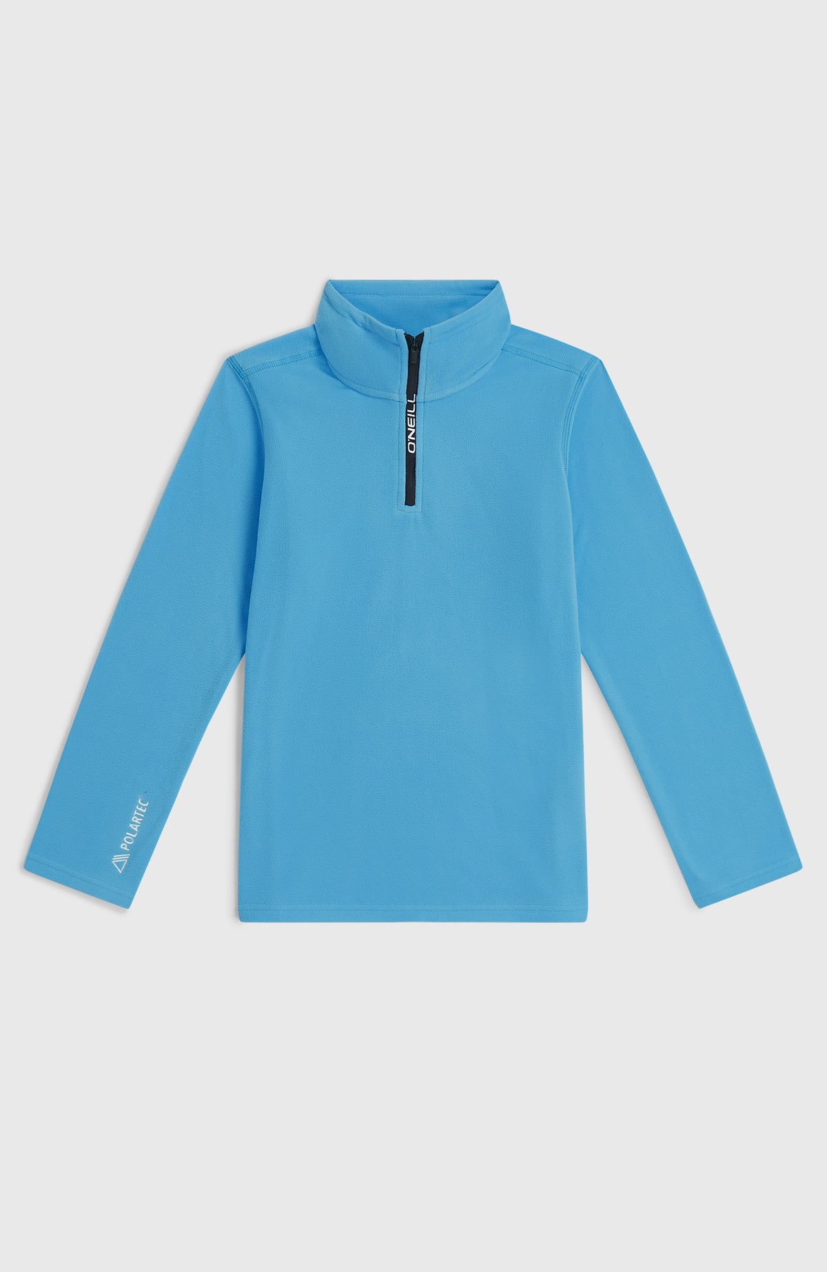 O'Neill FWC'Cruz JACK'S POLARTEC HZ FLEECE Fleecepullover für Mädchen, blau, flach liegend von vorne, Stehkragen