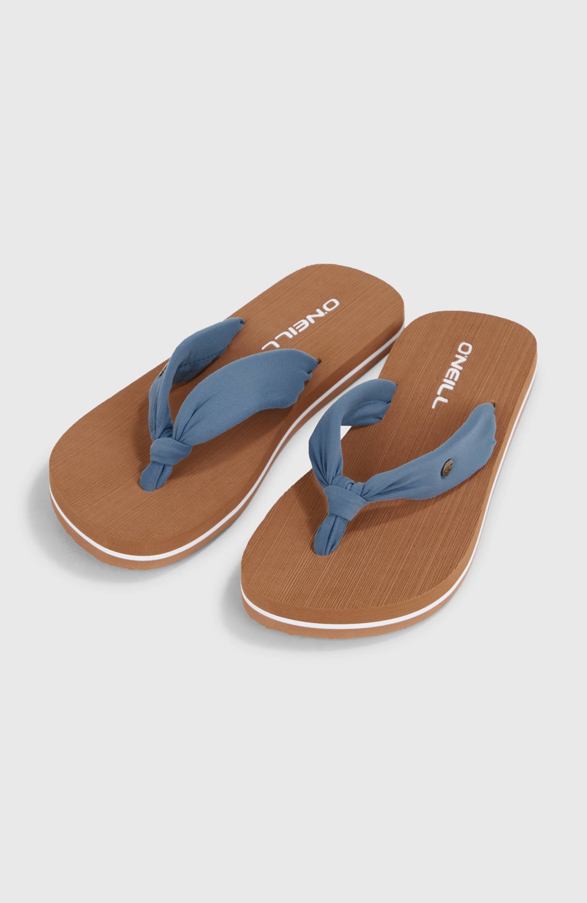 O'Neill Ditsy Sun Sandalen für Mädchen, blau, freigestellt von schräg oben