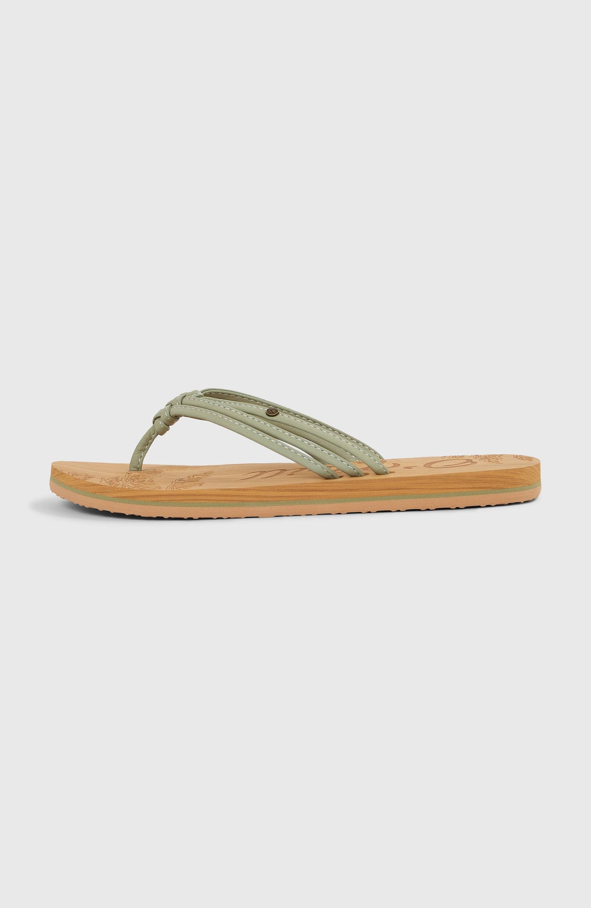 Ditsy Sandalen für Mädchen, grün, freigestellt in der Seitenansicht