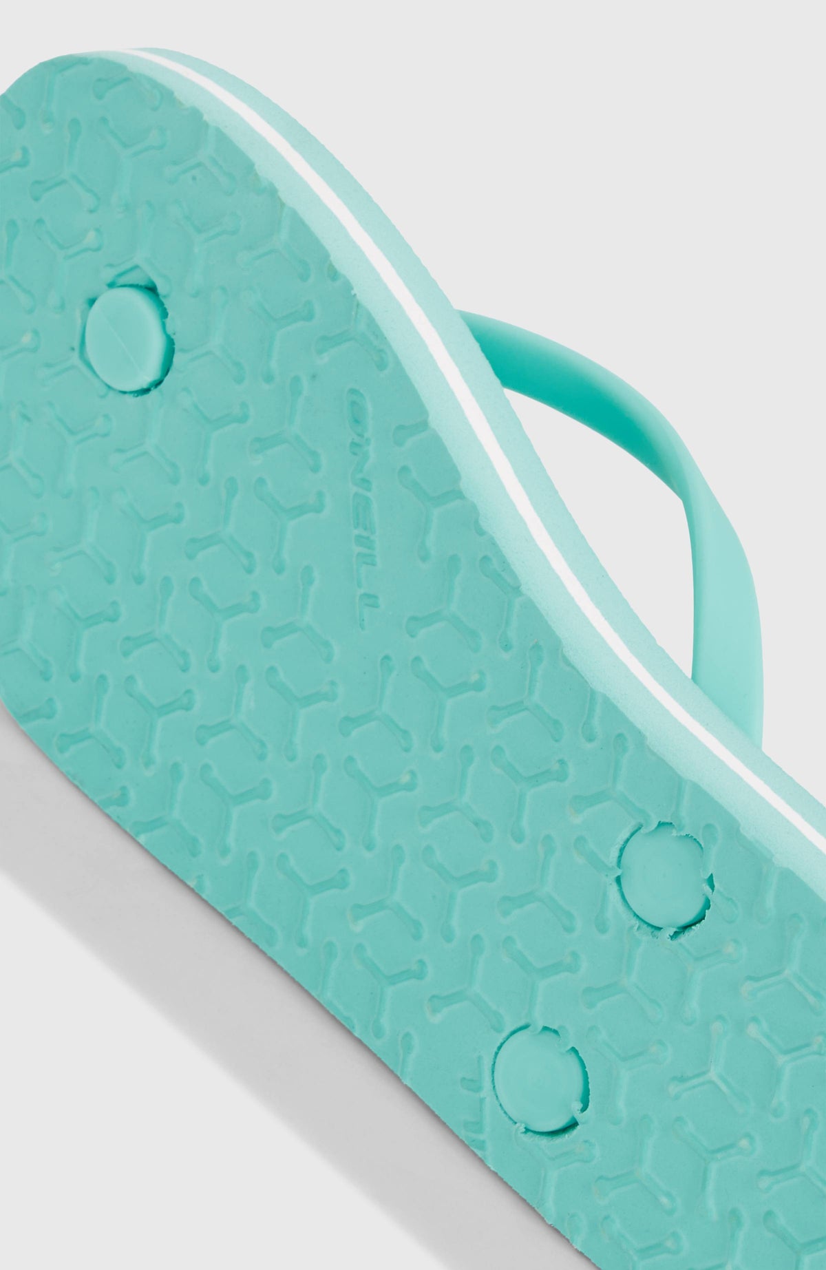 Profile Logo Sandalen, blau, Nahaufnahme der strukturierten Laufsohle