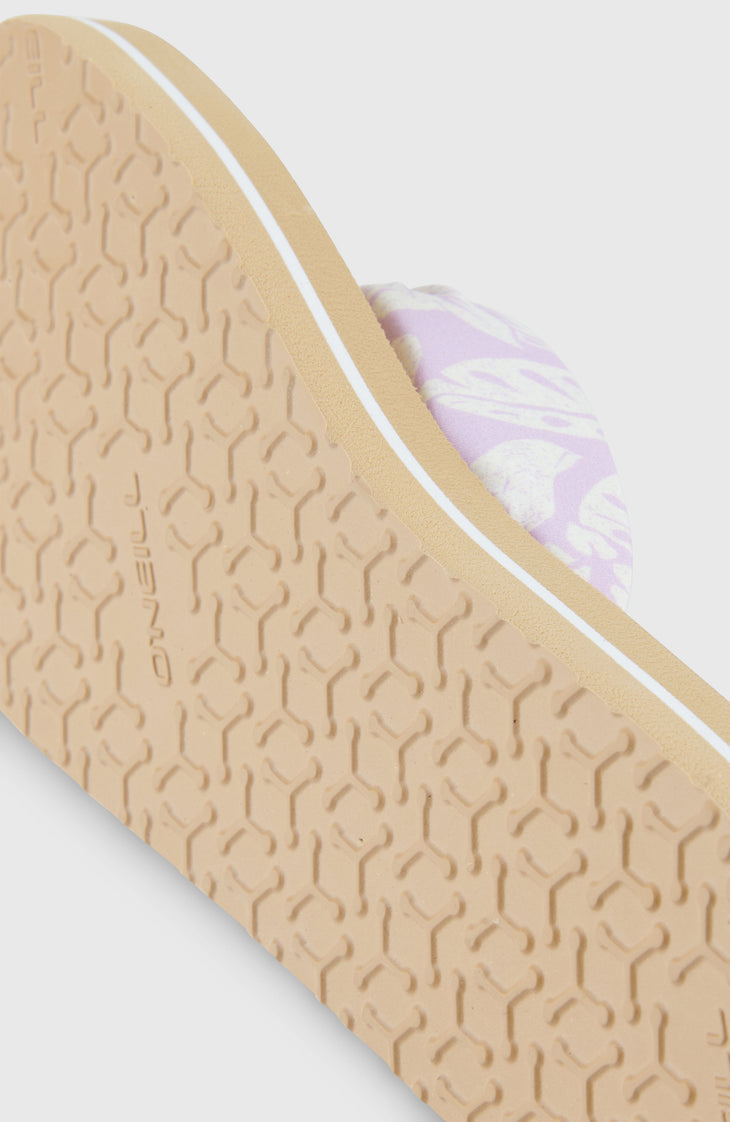 Ditsy Sun Sandalen | Purple Island Sky