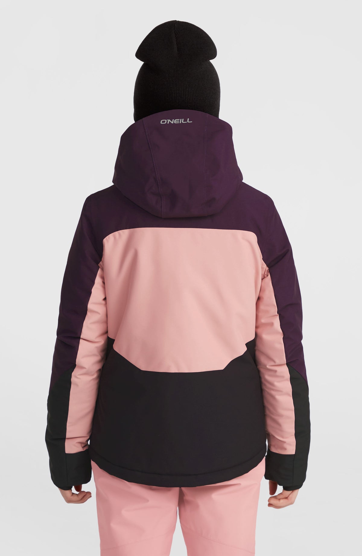 Carbonite Skijacke | Aubergine Colour Block